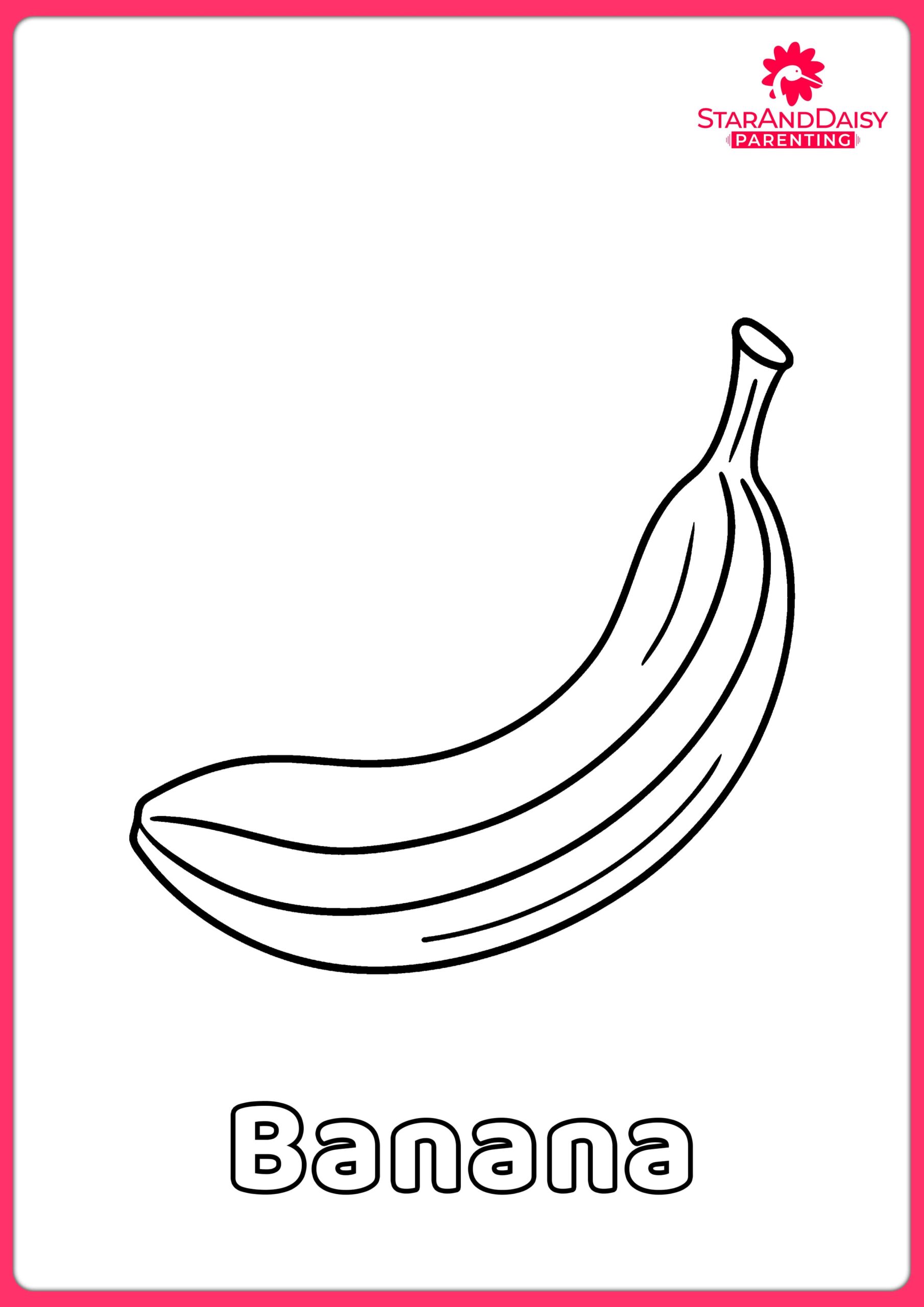 Colour the Banana Find the Different Shape for Colour