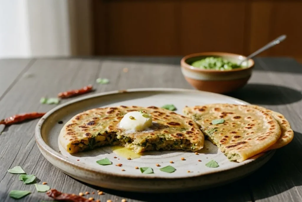 Fenugreek Leaf Paratha