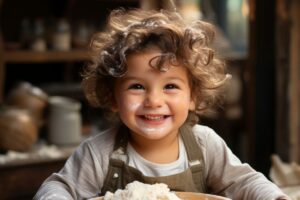 6 month baby feeding