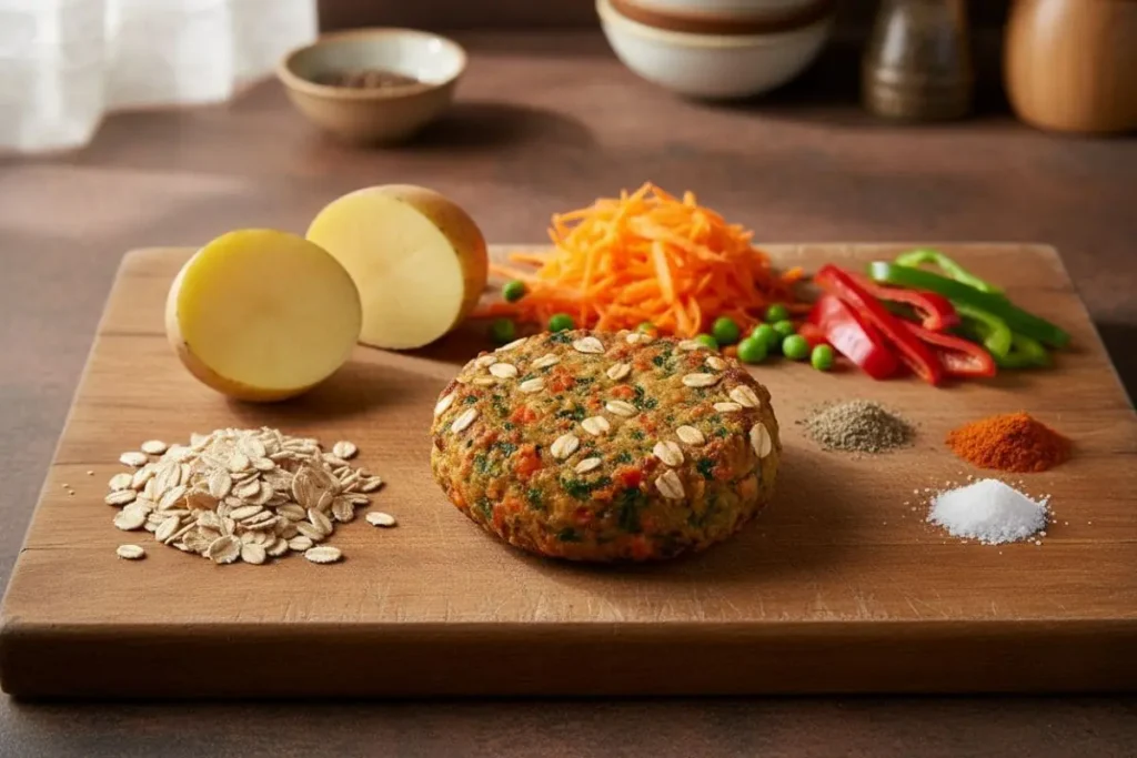 Oats Vegetable Cutlets